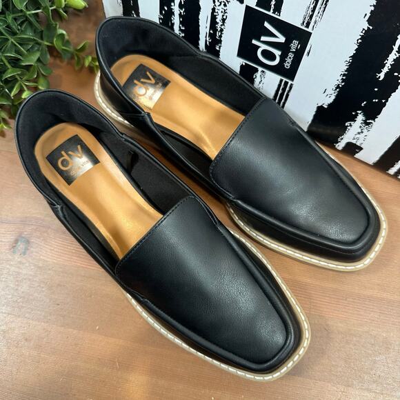 DV By Dolce Vita Women's Flirty Black Loafers Size 9 - Picture 3 of 7